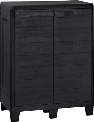 Produktbild von Gartenschrank, Geräteschrank Woody klein 78 x 46 x 101 cm anthrazit