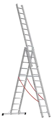 Produktbild von Euroline 207 Mehrzweckleiter 3x11 Sprossen