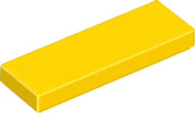 Image de 1 pièce LEGO, pièce c. 63864 en jaune (jaune)