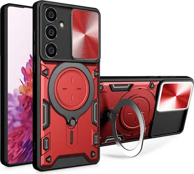 Produktbild von König Design Hülle kompatibel mit Samsung Galaxy S23 FE Kunststoff Soft Handyhülle - Handy Case Rot