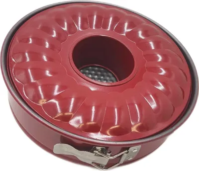 Produktbild von Wenco Springform 26 cm runde Kuchenform mit 2 Böden: Flachboden und Rohrboden