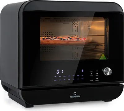 Produktbild von Klarstein 18 L Heißluftfritteuse, Airfryer mit Dampf- und Trocknungsfunktion, Schnelle Heissluftfriteuse XXL, Timer, 10 Programme, Air Fryer zum Luftfritieren, 2450W Fritteuse Heissluft ohne Fett
