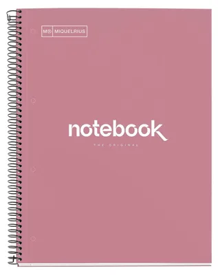 Image de Miquelrius Notizblock DUNEKELPINK A4 90 Blatt