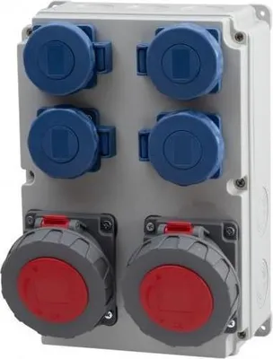 Immagine prodotto di Distributore R-300 - Prese 2x32A/5P, 4x230V IP65