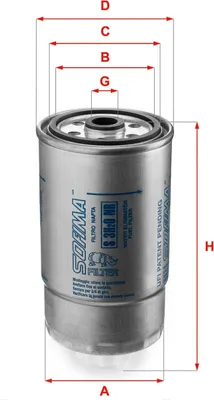 Produktbild von Kraftstofffilter SOFIMA S 3H2O NR für ALFA ROMEO 147 (937) Filtereinsatz