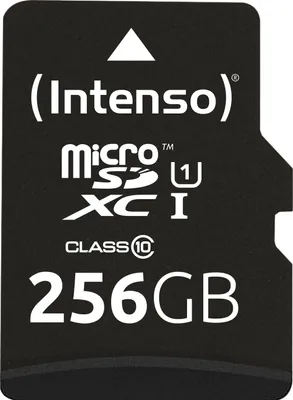 Produktbild von Intenso 256 GB microSDXC UHS-I Premium inkl. SD-Adapter