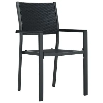Zdjęcie produktu dla VidaXL 47890, Taras, Plastik, Stal, Czarny, 585 mm, 535 mm, 885 mm