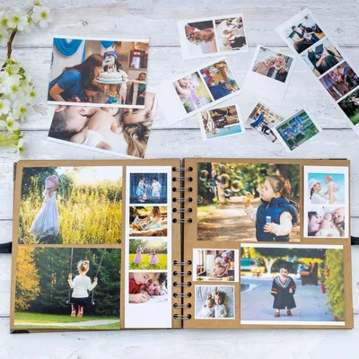 Produktbild von Plakbuch Fotoalbum 60 Seiten - Ideal für Scrapbooking und kreative Projekte