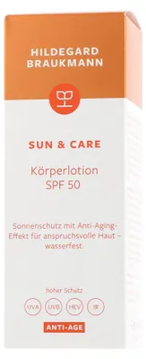 Produktbild von Hildegard Braukmann Sun & Care Anti-Age Körperlotion SPF 50 (150 ml)