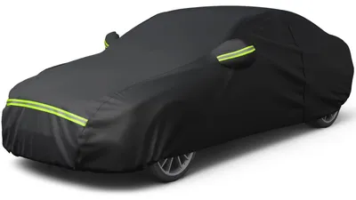 Immagine prodotto di Copertura per auto, ideale per l'inverno, adatta per garage, telo protettivo per auto, resistente alla polvere e impermeabile