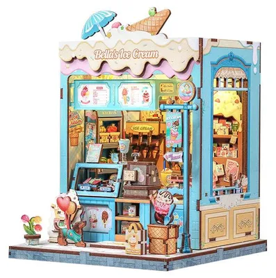 Produktbild von Baukasten Cutebee Bella's Ice Cream CWGC212 Holz 16 x 16 x 21 cm