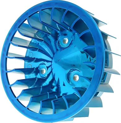 Image de Roue de ventilateur bleue pour Minarelli couché, Keeway, CPI, 1E40QMB