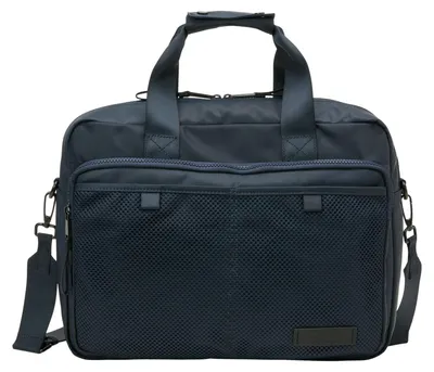 Productafbeelding van Marc O'Polo business tas laptoptas met laptopvak Pat Business Bag Dark Navy donkerblauw