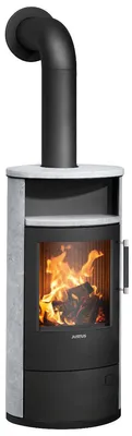Produktbild von Justus Island 5 2.0 Kaminofen Stahl Schwarz / Speckstein
