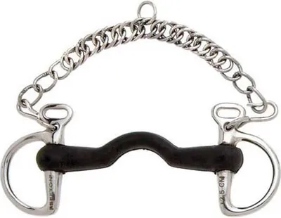 Produktbild von Sefton Starres Gummigebiss Ohne Schlitze Kimblewick Silber 13.5 cm Silber 13.5 cm