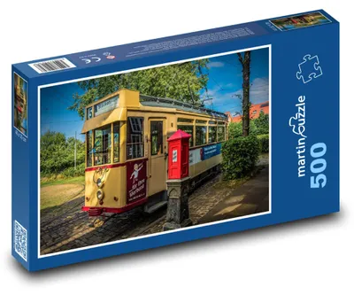 Obrázek produktu pro Puzzle 500 Historická tramvaj ve městě - martinpuzzle