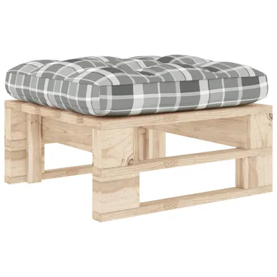 Image de vidaXL Tabouret de jardin en bois de pin imprégné