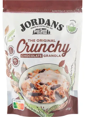 Immagine prodotto di Jordans Crunchy Chocolate Granola 450g – Muesli croccante al cioccolato