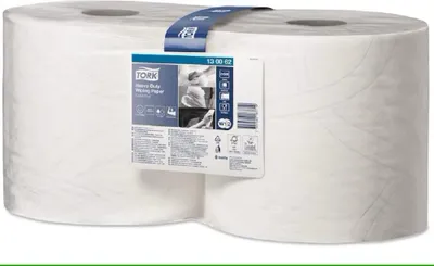 Immagine prodotto di Asciugamani di carta Tork Heavy Duty in rotoli, bianco