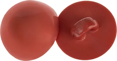 Zdjęcie produktu dla Guzik - zestaw 6 szt. - średnica 10 mm - ceglasty