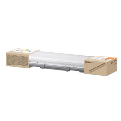Zdjęcie produktu dla LEDVANCE ESSENTIAL 2-światłowa oprawa odporna na wilgoć, 14W, 1560lm, chłodna biel, 4000K, 651x108x64mm, do pomieszczeń o wysokiej wilgotności, takich jak piwnice, stopień ochrony IP65
