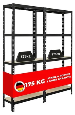 Image de Lot de 2 supports de charge robustes, avec une capacité de charge de 175 kg