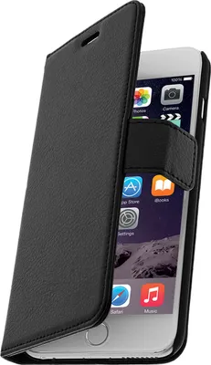Zdjęcie produktu dla Avizar, etui ochronne typu "klapka" do Apple iPhone 6 Plus / iPhone 6s Plus, kolor: czarny