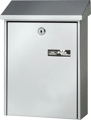 Obrázok produktu pre Burg-Wächter DAILY 5861 SI Cassetta della posta Lamiera dacciaio Argento Serratura a