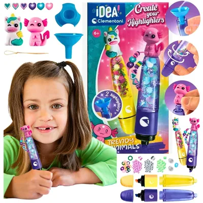 Zdjęcie produktu dla Fabryka Markerów zrób to sam zestaw kreatywny dla dziecka Clementoni 6+ DIY