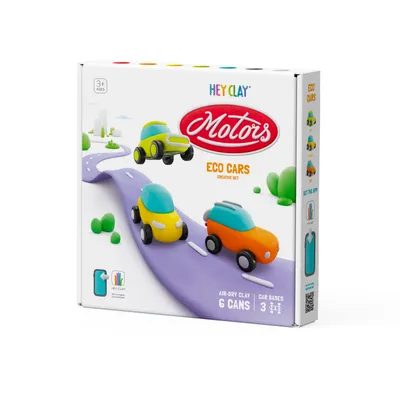 Zdjęcie produktu dla Hey Clay Masa Plastyczna Eko Auta HCL60901