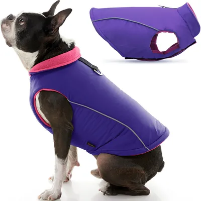 Produktbild von Gooby - Sportweste, Fleece gefütterte kleine Hunde Kaltwetterjacke Mantel Pullov