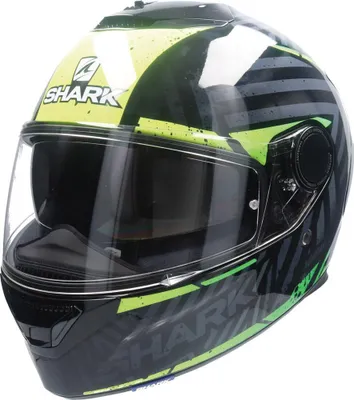 Produktbild von SHARK SPARTAN 1.2 KOBRAK Integralhelm XL in gelb/grün/schwarz