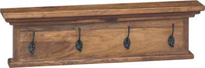 Obrázek produktu pro Nástěnný věšák na kabáty Nástěnný Přírodní 70 x 10 x 20 cm