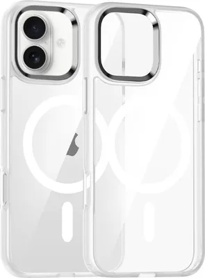 Image de Pour Apple iPhone 17 Bague de caméra MagSafe TPU hybride Housse de protection transparente