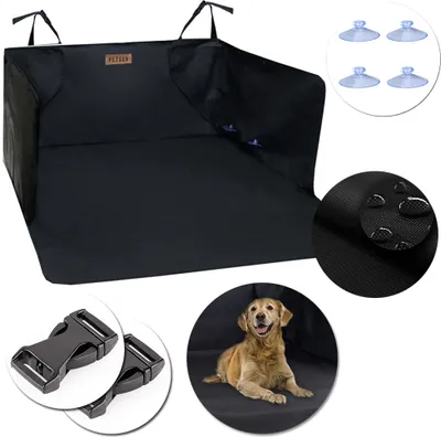 Image de Animal de compagnie chien siège housse de siège de voiture sécurité imperméable tapis de siège à la botte