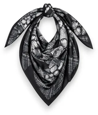 Produktbild von Damen Nickituch groß » Knotenhalstuch 90 x 90 cm » Halstuch & Damenschal » Crew‑Tuch weich & dünn » Stewardessen Hals Tuch: Motiv 4 Motiv: Motiv 4