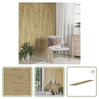 Obrázok produktu pre The Living Store Stenové panely vzhľad dreva hnedé PVC 4,12 m²