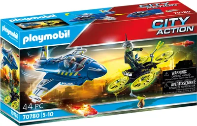 Produktbild von PLAYMOBIL City Action 70780 Polizei-Jet: Drohnen-Verfolgung