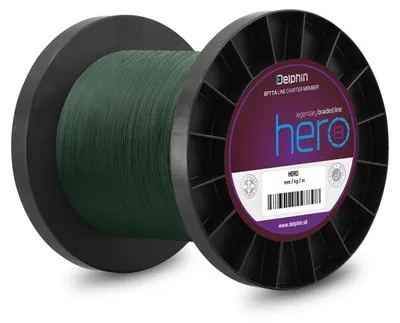 Productafbeelding van Delphin HERO 8 / groen, 0,12 mm, 8,2 kg, 1000 meter