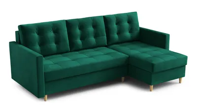 Produktbild von FurMeb24 - Ecksofa DIVO L - Skandinavisch , Sofa mit  2 Bettk€sten und Schlaffunktion  - KRONOS 19