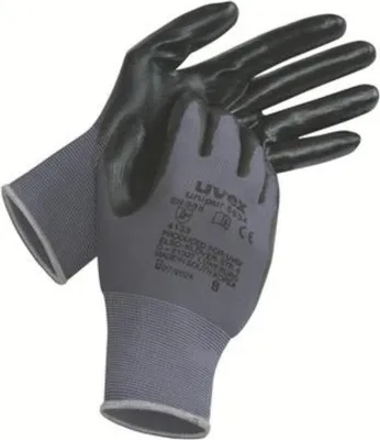 Produktbild von uvex unipur 6634 Montagehandschuh grau/schwarz 9
