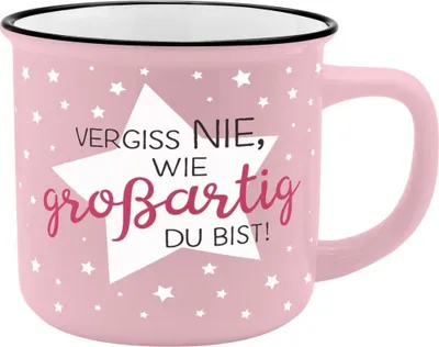 Produktbild von Gruss und Co 45774 Kaffee-Becher Großartig, New Bone China Porzellan, 35 cl