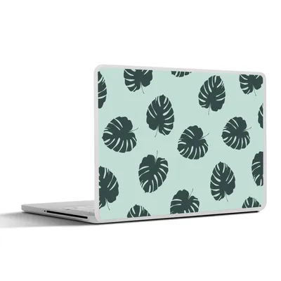 Produktbild von MuchoWow® Laptop Aufkleber Sticker Cover Sommer - Laub - Blau 30x22 cm - Laptop-Sticker