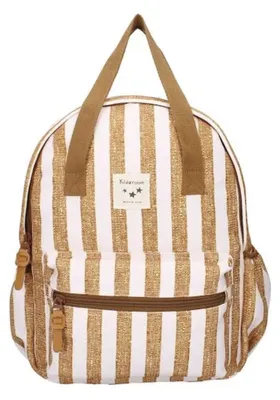 Immagine prodotto di BB&co Zaino a righe GM - caramello - Kidzroom - BB and co
