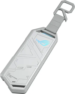 Produktbild von ASUS ROG STRIX ARION, weißes Festplattengehäuse