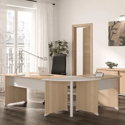 Image de CALICOSY - Table de bureau avec patins L120 cm - Fabrication Française
