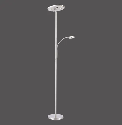 Produktbild von JUST LIGHT LOLAsmart-ROCCO LED Stehleuchte CCT Dimmbar 25,5W 2-fach stahl 11858-55