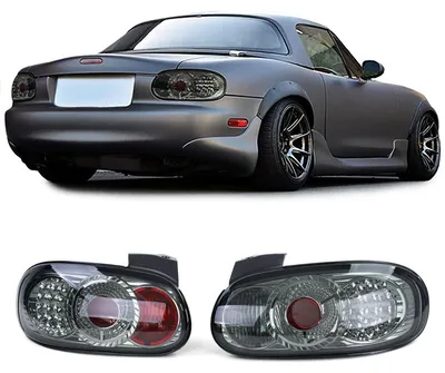 Rückleuchten LED Klarglas schwarz für Mazda MX-5 NB 1998-2005