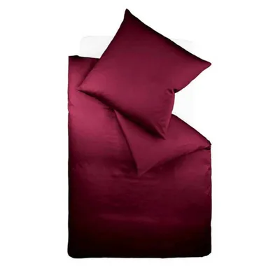 Obrázok produktu pre fleuresse saténová posteľná bielizeň Colours 200x220 cm + 2 ks 80x80 cm slivka