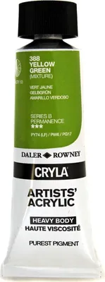 Produktbild von Daler Rowney Cryla Artists’ Acrylfarbe Yellow Green 75 ml 1 stk